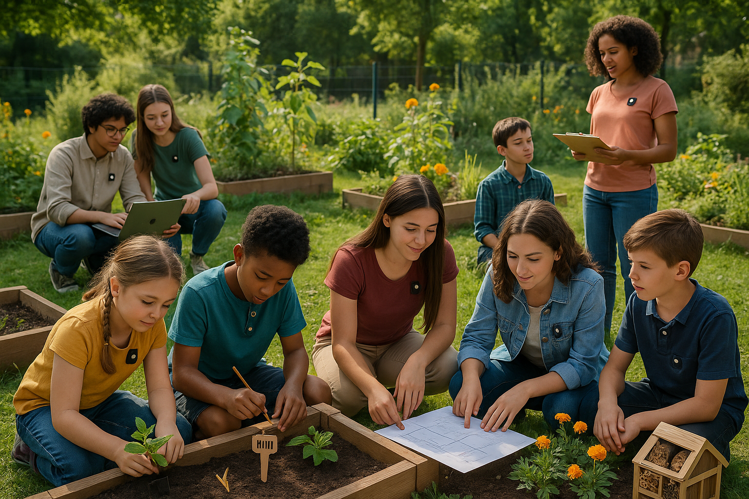 Mykorrizha school garden project