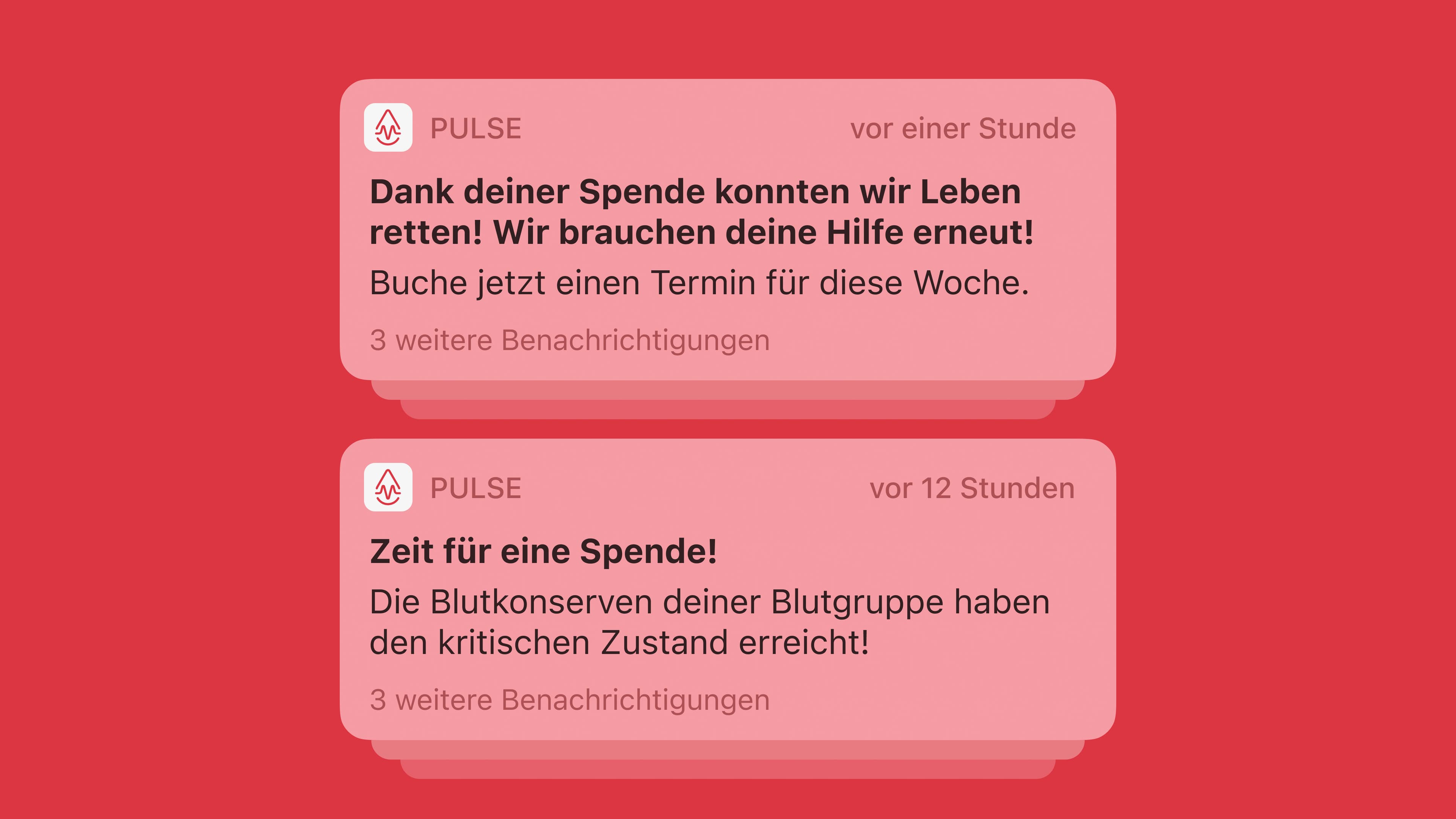 Detailed UI view with notification states