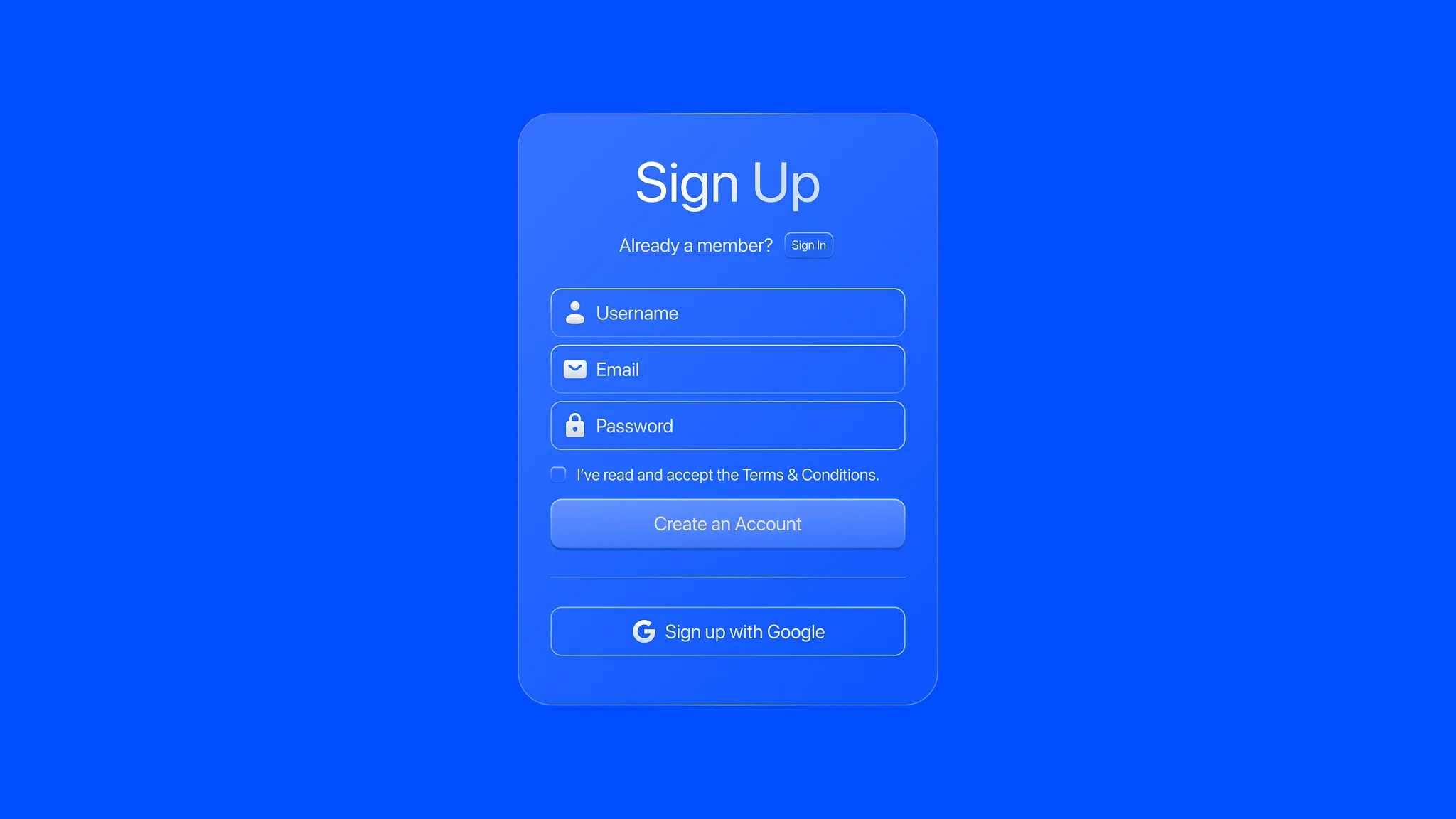 Mobile UI design — clean interface exploration