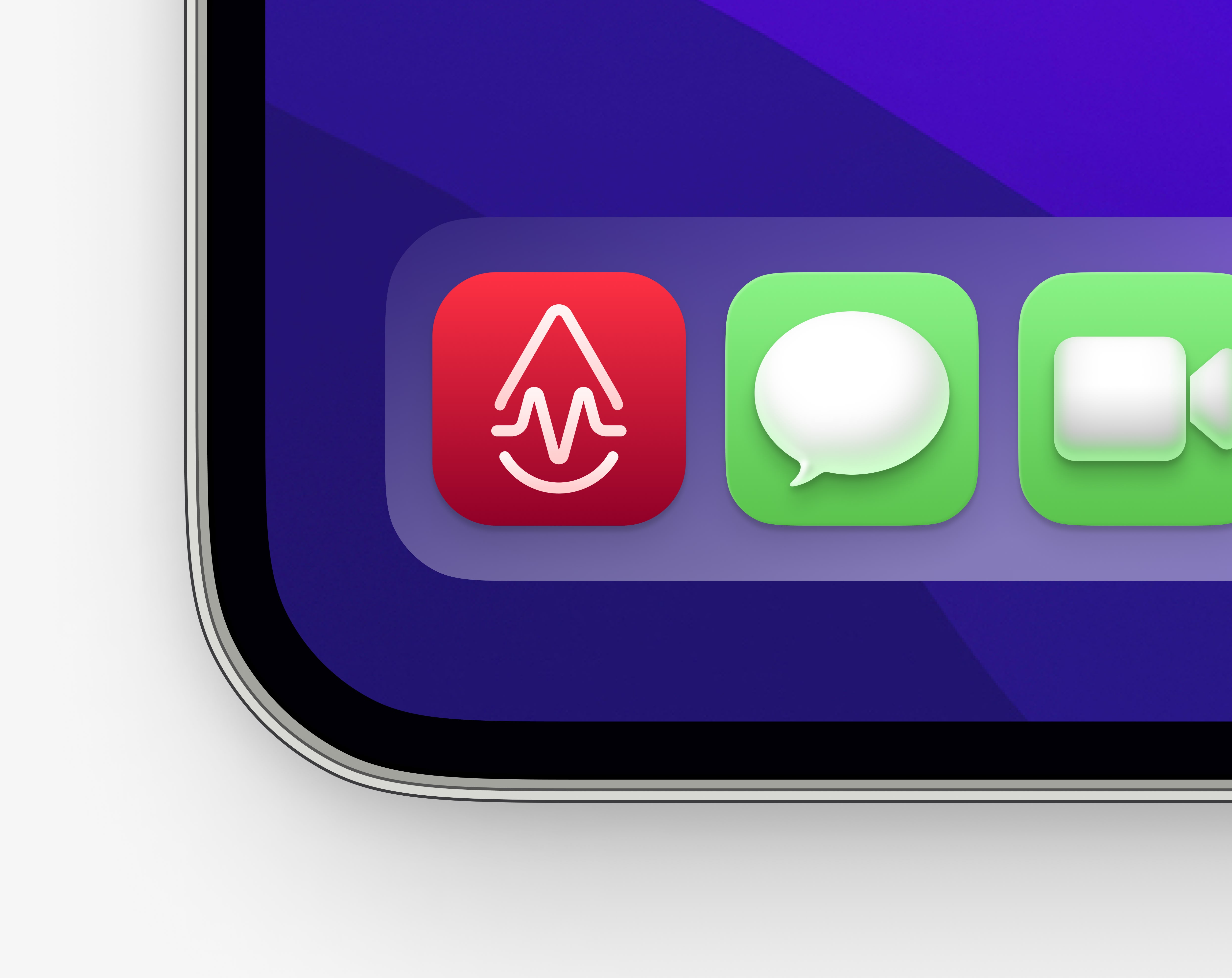 Pulse app icon on iPhone home screen