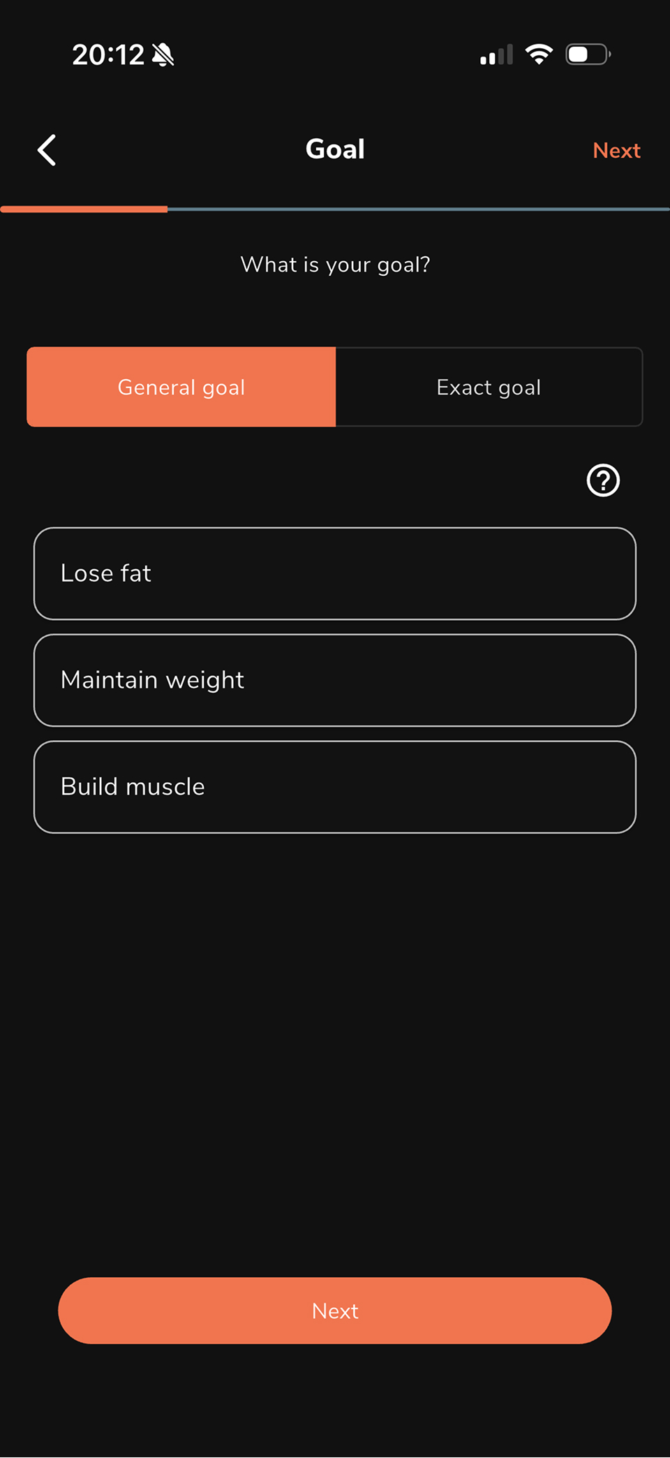 Eat This Much Onboarding 3