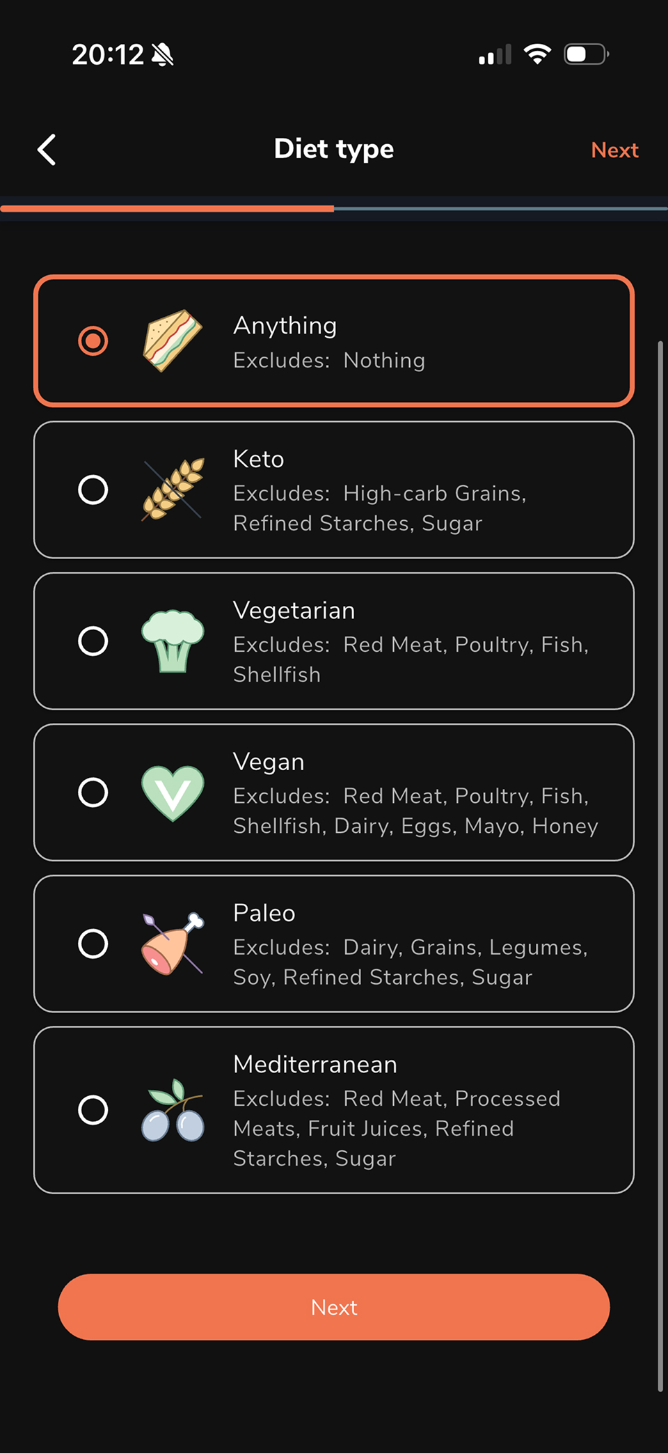 Eat This Much Onboarding 5